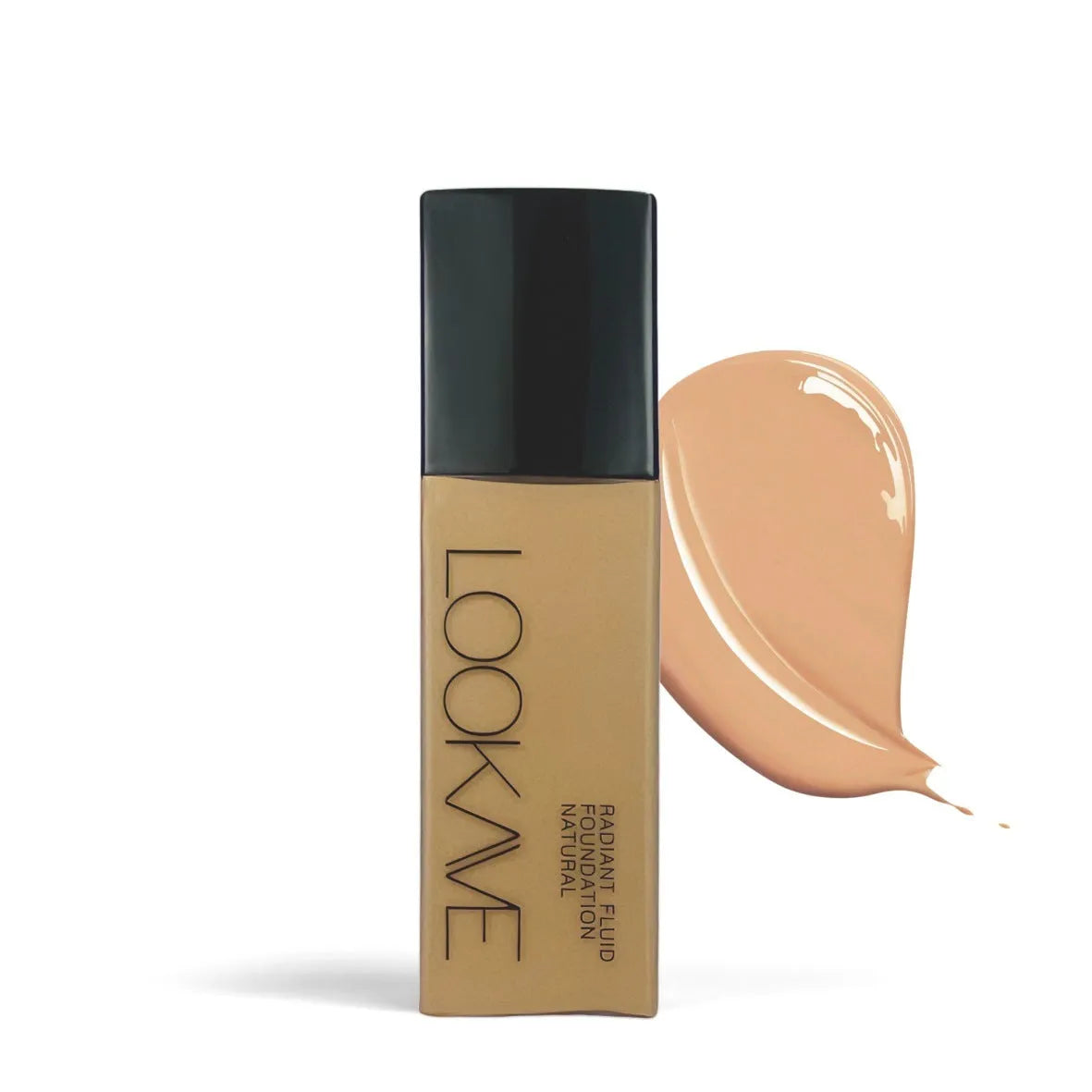 LOOKAVE matte liquid foundation bottle in Ivory White shade, 21g size