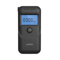 Black HD-JJCSY01 household alcohol breath tester unit on white background