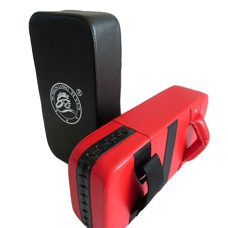 Square red taekwondo foot target pad for martial arts kicking training