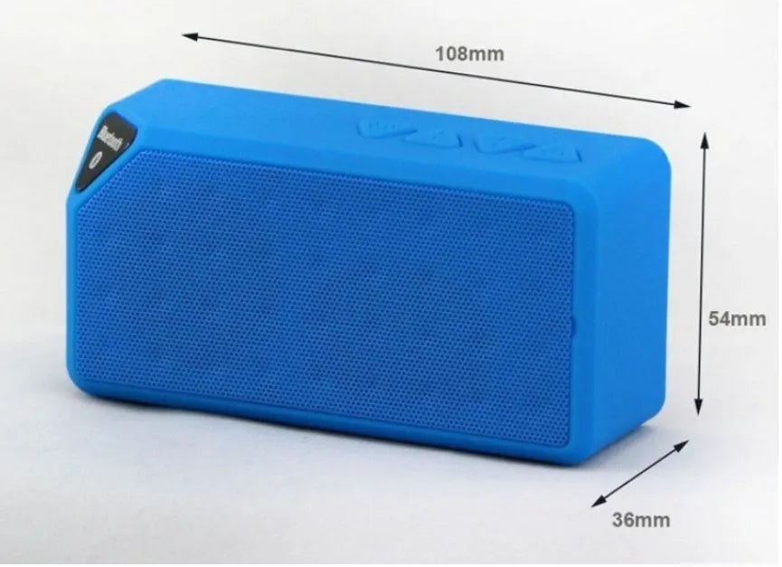 Cannon X3 cube-shaped wireless Bluetooth speaker in five colour options showing portable design
