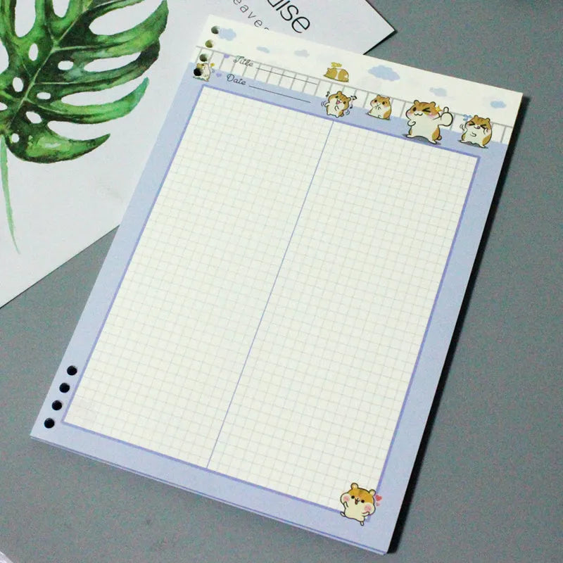 B5 polypropylene shell notebook with loose-leaf paper in six colour options