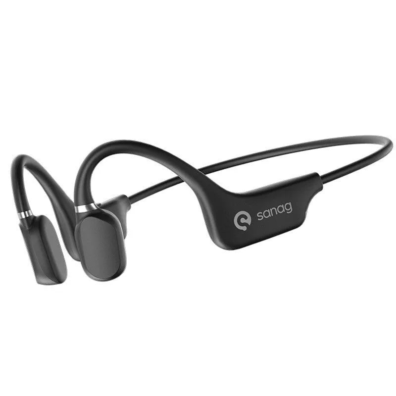 Bone conduction Bluetooth sports headset with hanging neck design in multiple colour options