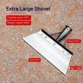 300mm manganese steel cleaning shovel with thickened construction for garden use