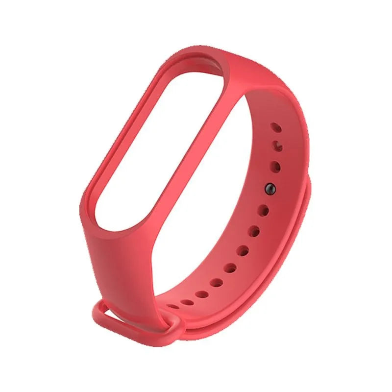 Silicone replacement strap for XIAOMI MI Band 3 smartwatch in multiple colour options