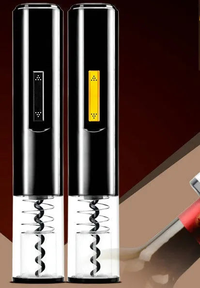 Electric wine bottle opener JW-05-01 in black colour on a table