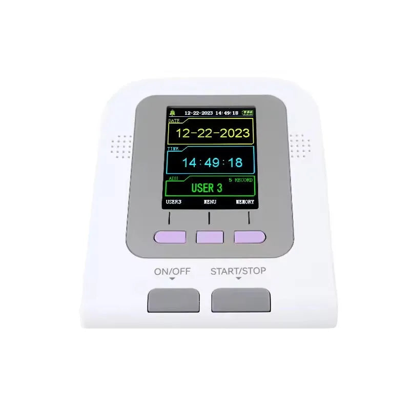 CONTEC08A Vet digital blood pressure monitor for animals with colour screen and attached cuff.