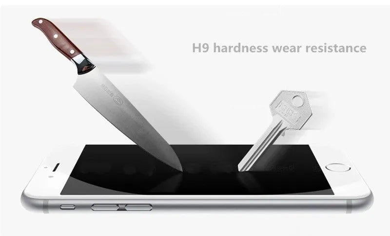 Tempered film non-full screen HD screen protector 9H hardness 0.26mm oleophobic coating for iPhone