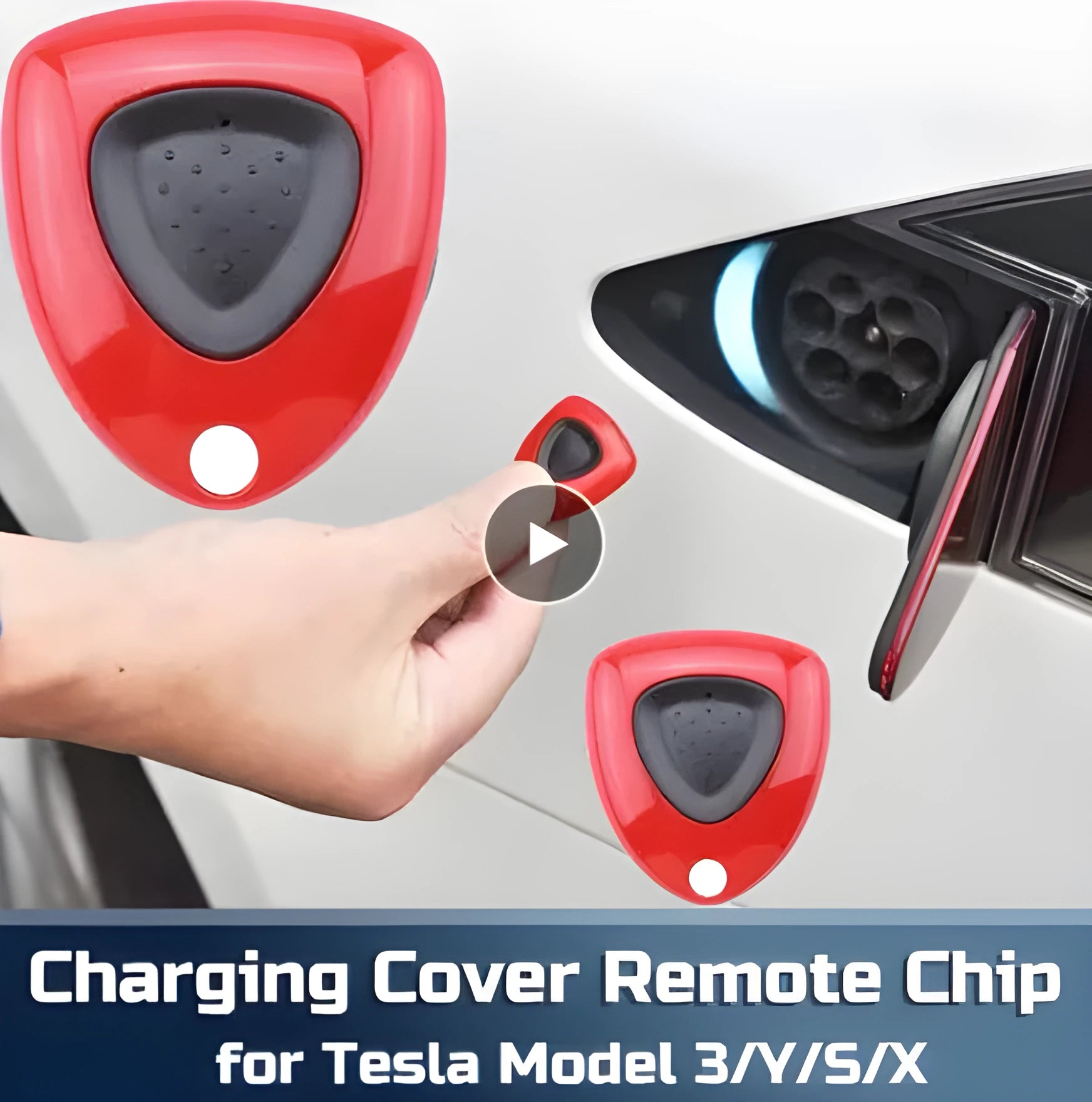 Tesla charging pile remote control replacement button face plate with 315 frequency chip