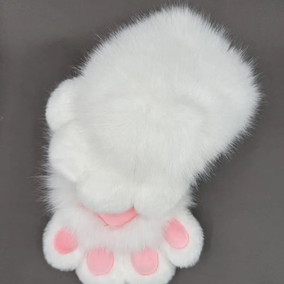 Animal claw cosplay gloves in multiple colour combinations with contrasting pads on nylon material