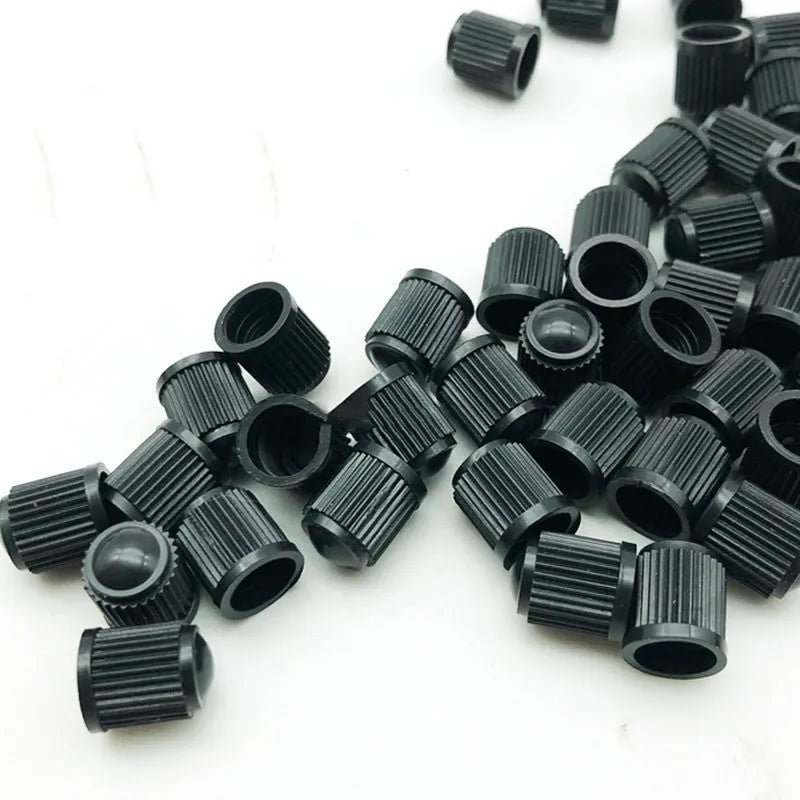 Black plastic tubeless valve with rubber construction for GM models American mouth standard