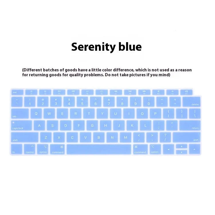 Silicone keyboard cover for MacBook Air 11 inch A1465 A1370 with American English black layout
