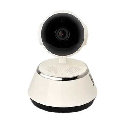 Wireless IP camera 720P home security with night vision, two-way intercom, and motion detection