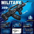 Building blocks toy gun assembly kit in colour box, 98K sniper rifle variant