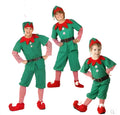 Unisex Christmas costume in polyester fibre, available in sizes 90-180cm for male and female wearers