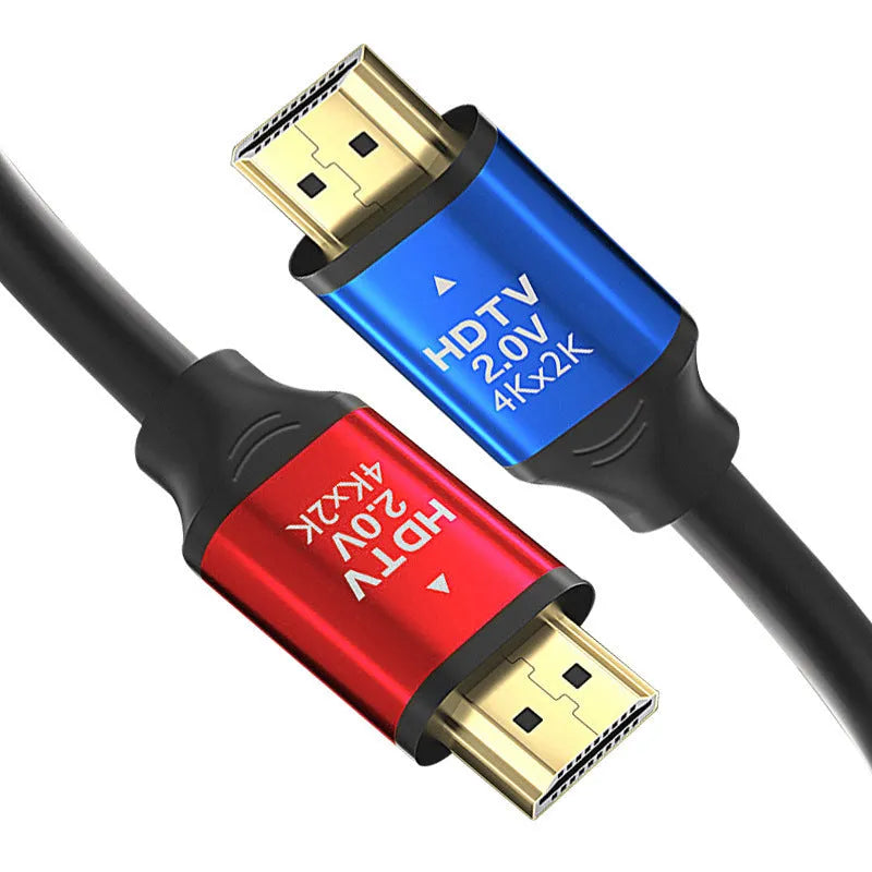 1.5 metre long HDMI cable with gold-plated aluminium alloy connectors on a white background.