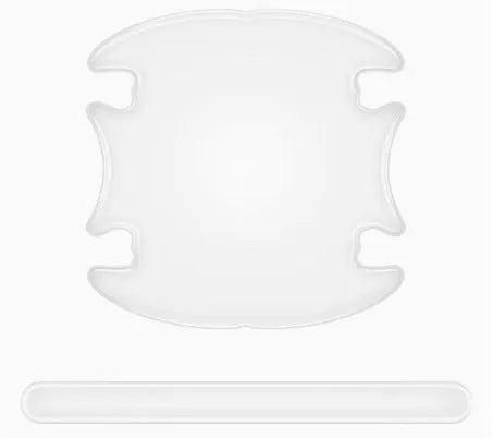 Transparent car door handle protective stickers 4-piece scratch-proof kit