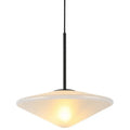 Nordic post-modern UFO glass chandelier ceiling light in 25cm size for bedroom