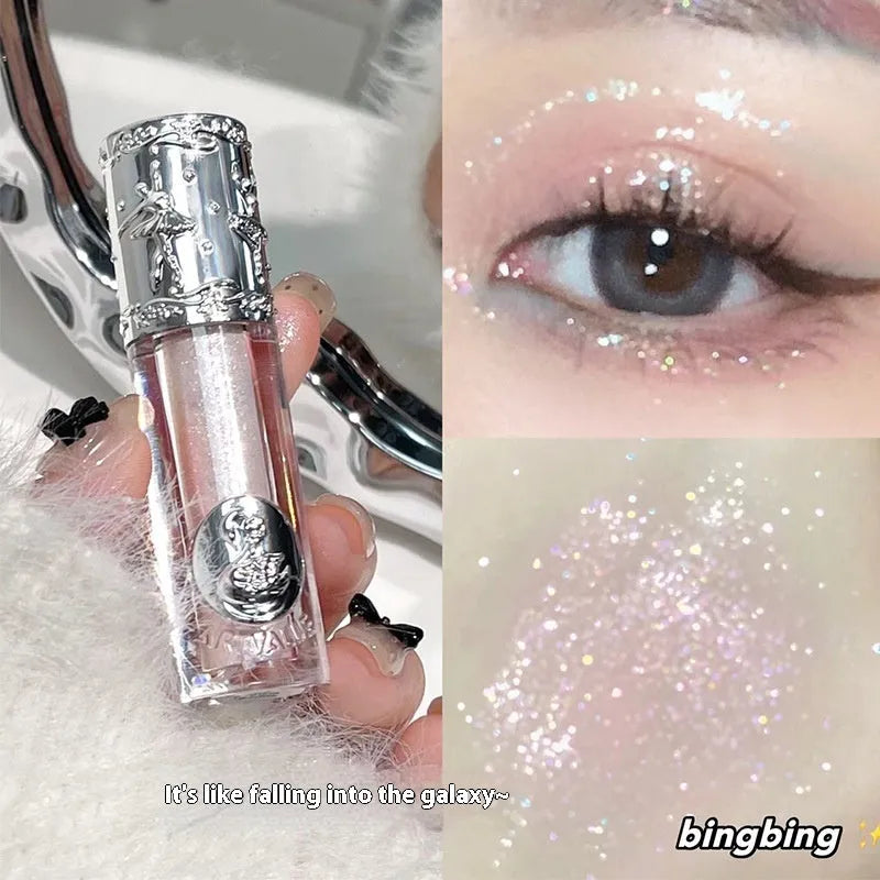 Ballet liquid eye shadow in five glitter shades: Star Man Sakura Field, Doll Logs, Butterfly Paradise, Nutcracker, Pillow Fairy Tales