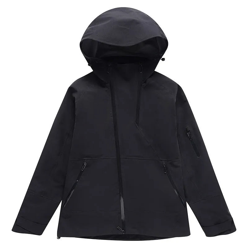 A unisex windproof and waterproof ski suit for snow sports, available in multiple colours.