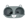 Silicone cup holder stabiliser insert for car centre console in grey tan pink colour options