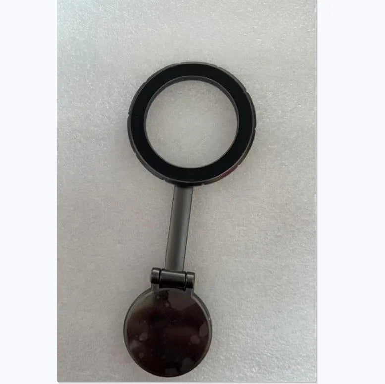 All-metal magnetic car phone mount with foldable design in Qian Colour, showing dashboard mounting bracket