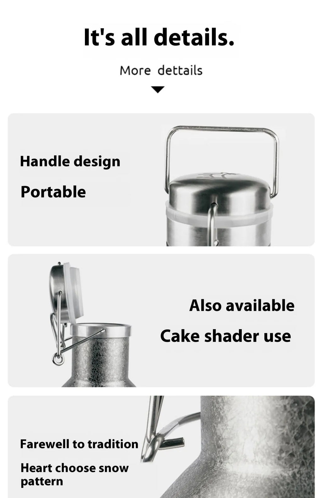 Large stainless steel outdoor thermal pot with handle for portable use during camping and picnics