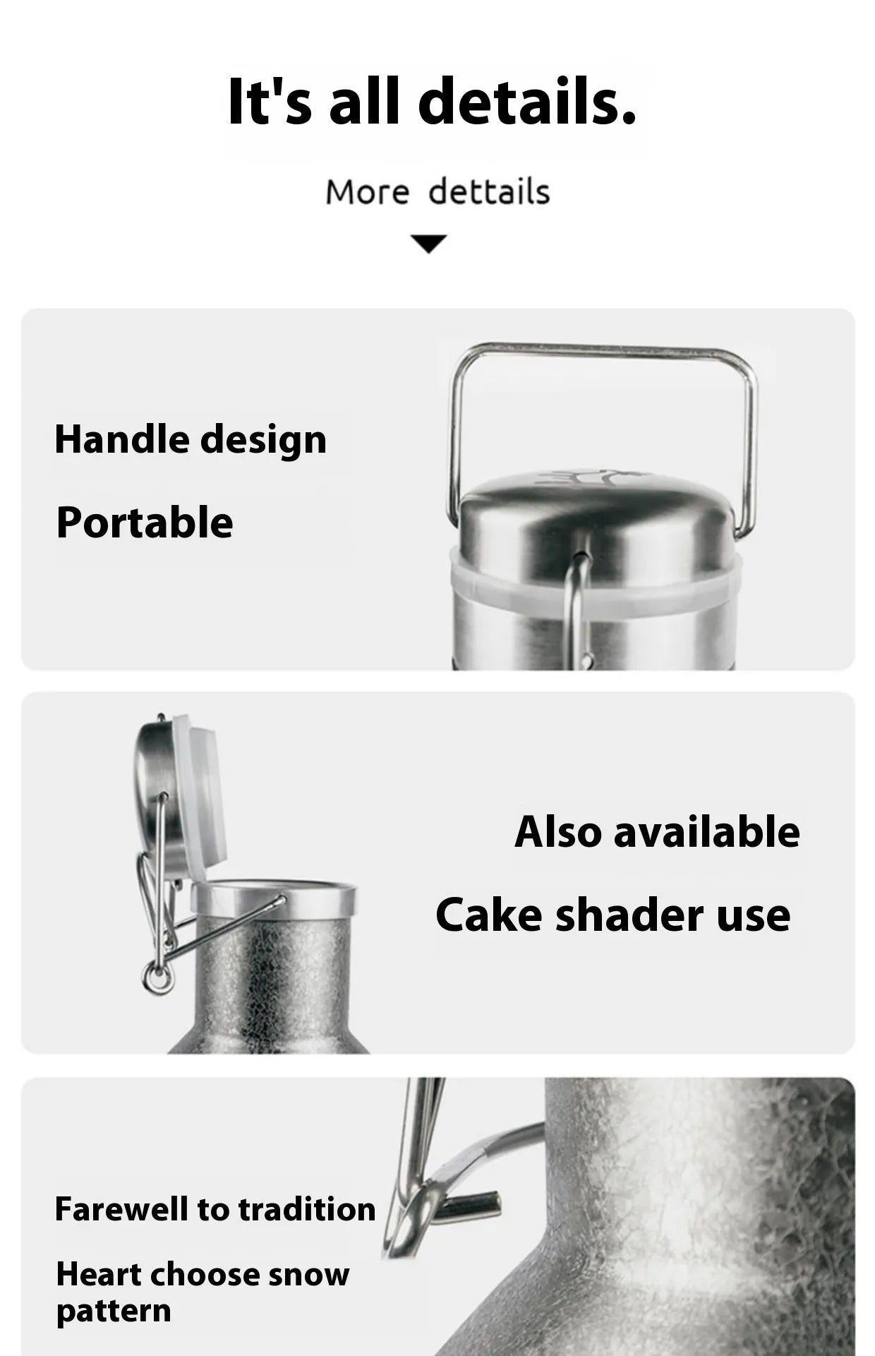 Large stainless steel outdoor thermal pot with handle for portable use during camping and picnics