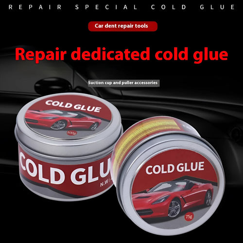 Automobile depression repair cold glue in 75g and 100g tube sizes for car bodywork