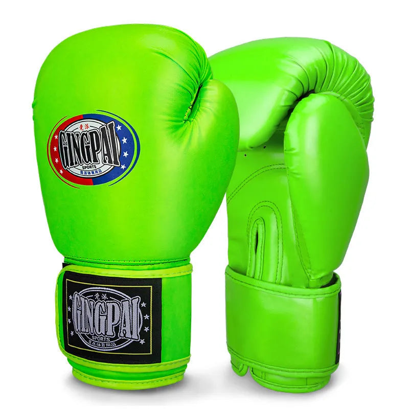PU training boxing gloves in multiple colours and sizes for Sanda and fitness