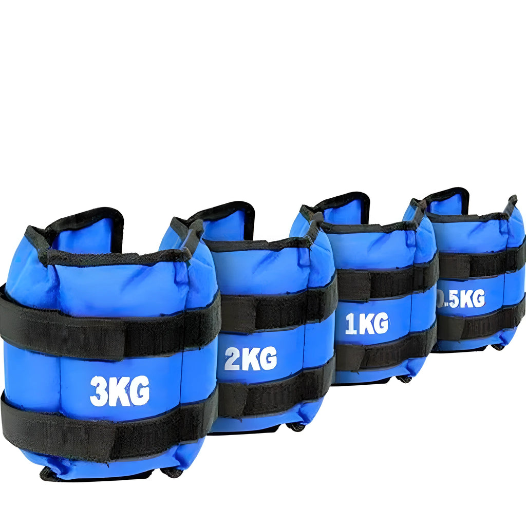Pair of Oxford cloth legging sandbags for track and field training in various weight options