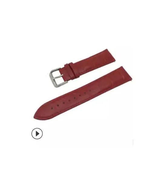Genuine leather active watch band for Samsung Galaxy Watch 46mm in black
