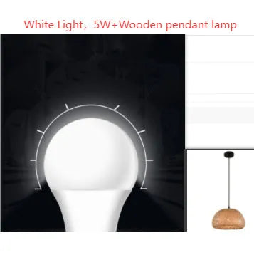 American Garden bamboo woven rattan chandelier 600mm rural style Southeast Asia lamp