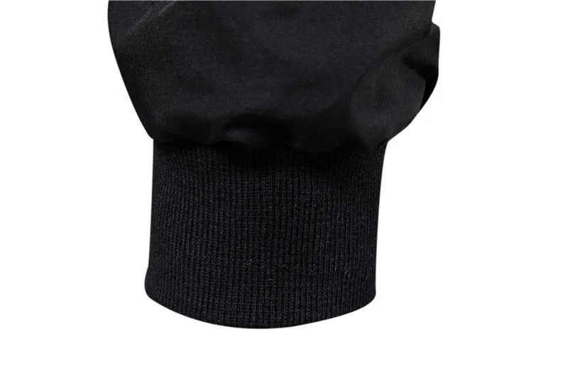 Men's casual thin jacket in polyester available in dark blue, black or army green colours