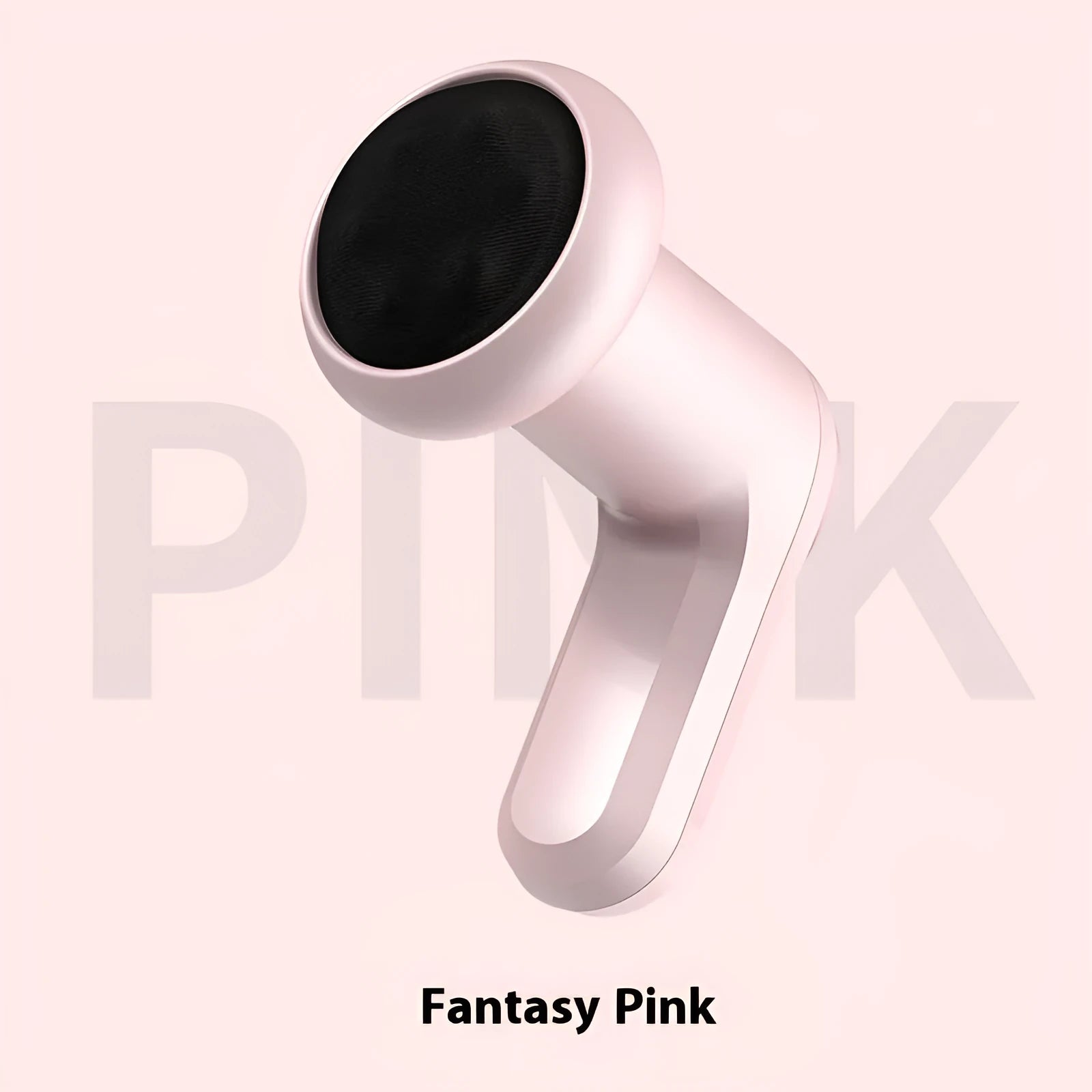 USB electric massager device in black colour for cervical spine and back massage