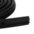 Black rubber sliding door seal for Toyota Hiace high roof van, 5 metre length