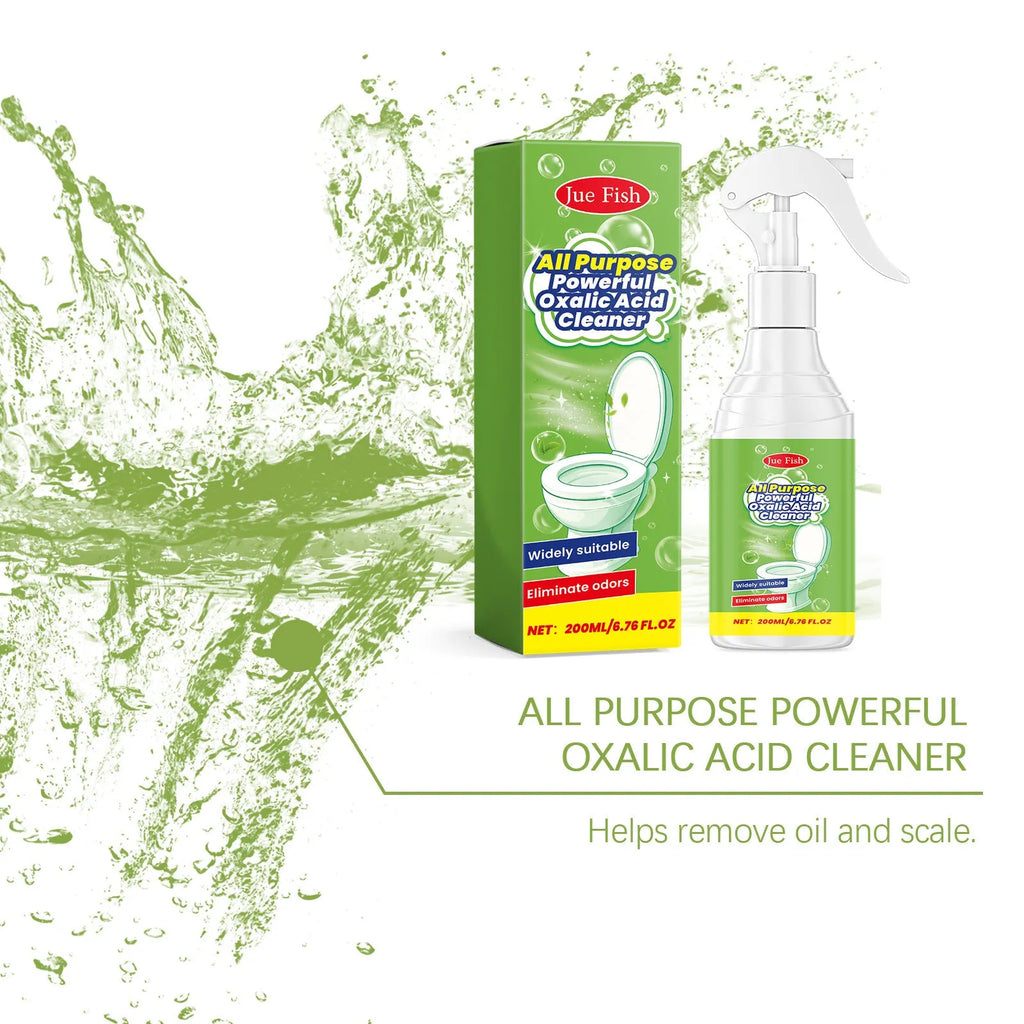 200ml multi-functional household grease cleaning spray bottle with measurement specifications
