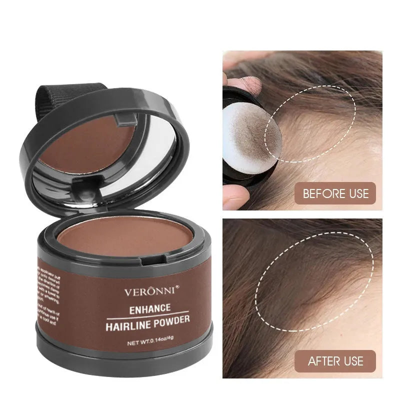 Hairline powder container for shadow repair and skin colour improvement in 14 shades