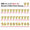 Brass M6 carburetor main jet nozzle for Derotto PHBN and PHVA models