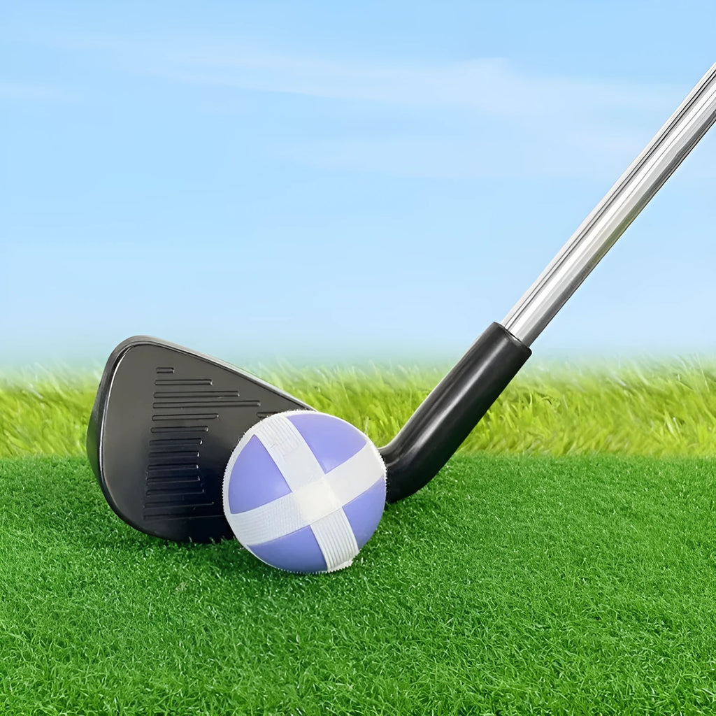 Golf metal club set with adult and children's club variants for parent-child outdoor practice