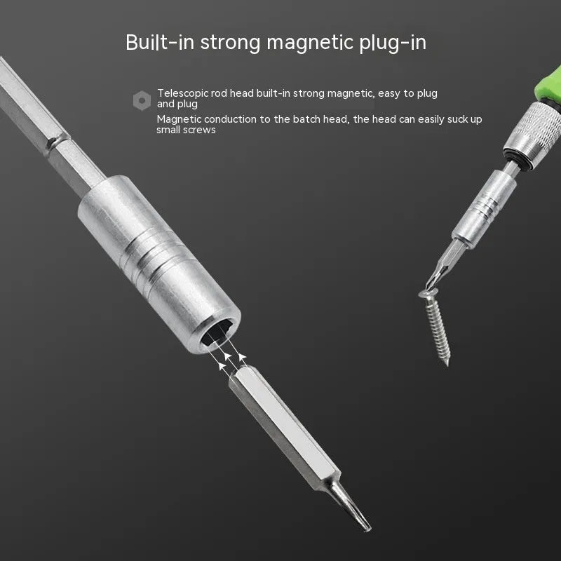 32-in-1 magnetic handle precision screwdriver set with bits for mobile phone repair