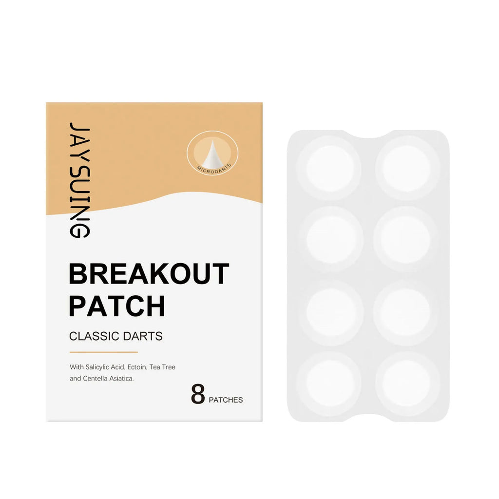Transparent acne patches with tea tree oil and asiatic centella extract in pack of eight