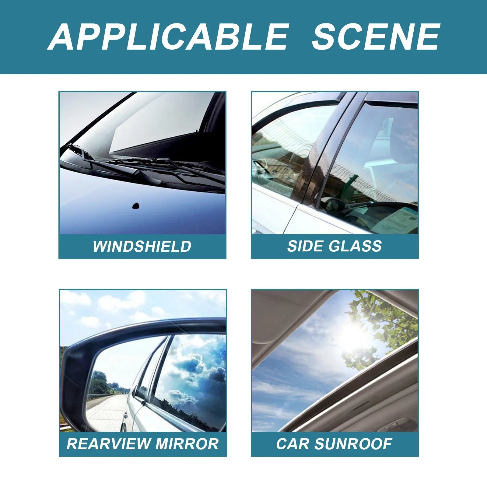 150ml car windscreen de-icer spray bottle for frost and ice removal