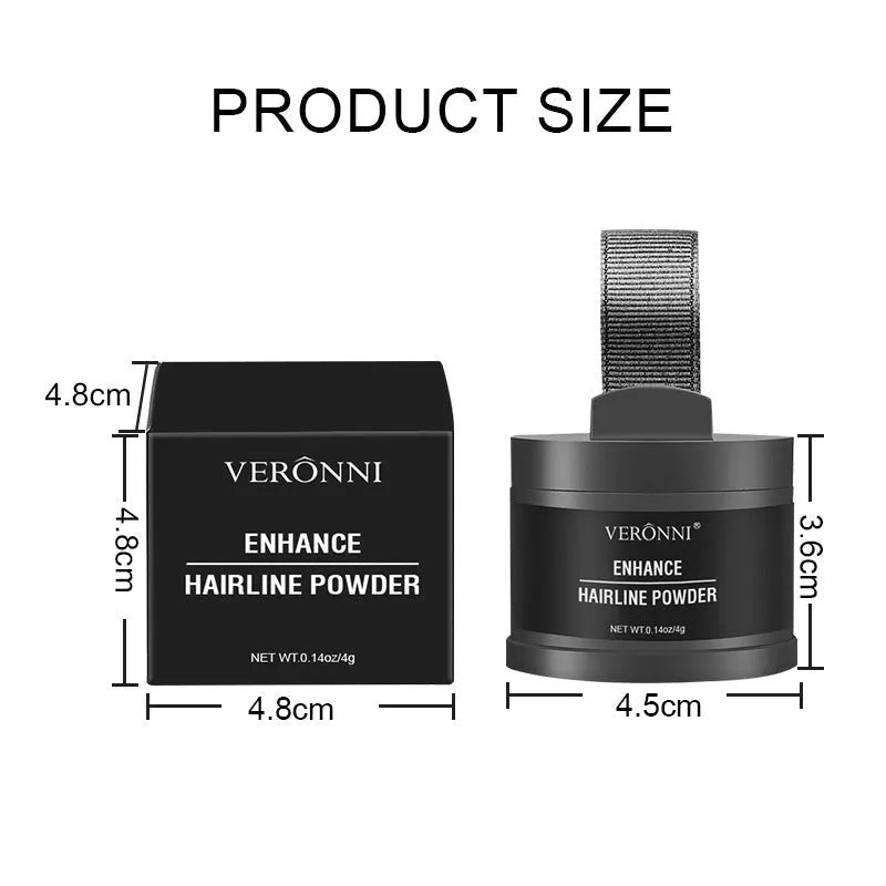 Hairline powder container for shadow repair and skin colour improvement in 14 shades