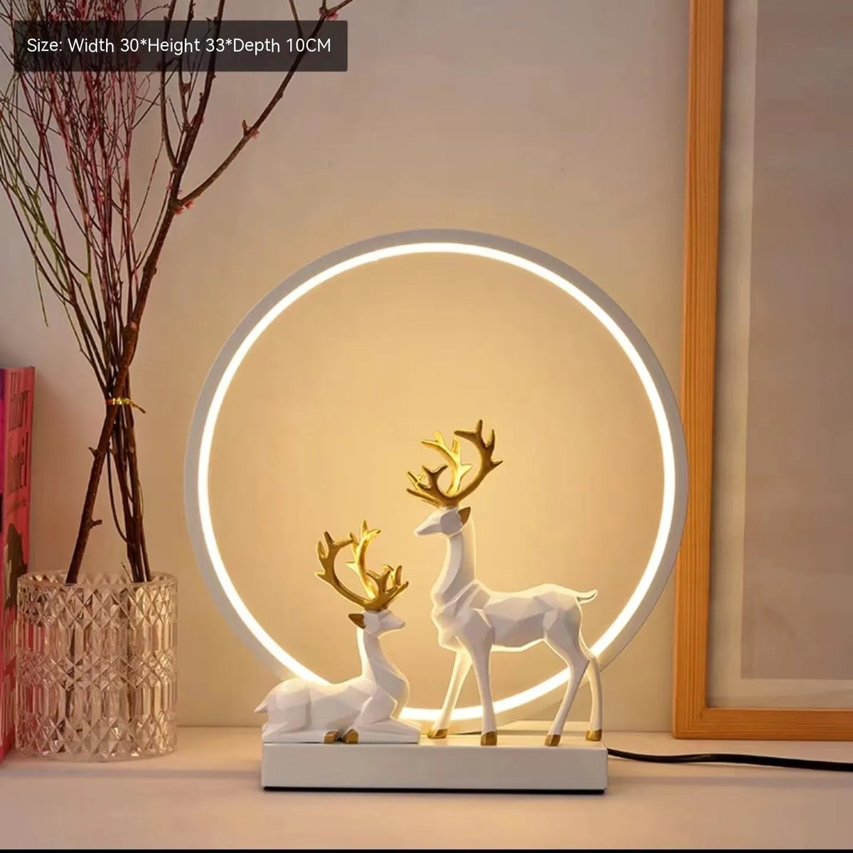 Customisable bride dowry lamp for wedding gifts with button and remote control, 220V UK voltage, modern simplicity design