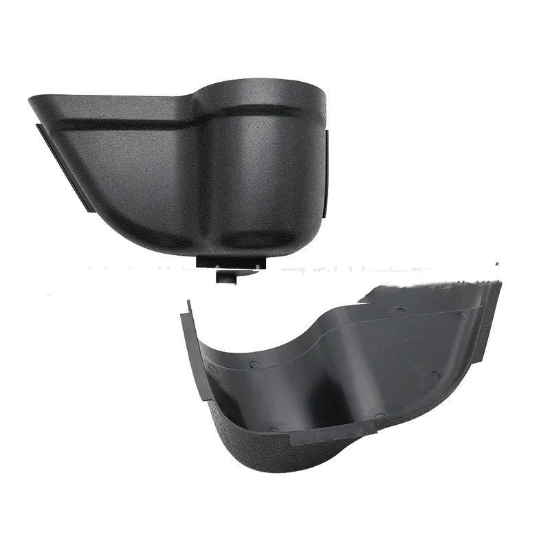 Black ABS plastic door storage box for Jeep Wrangler JK and JL interior door panel.