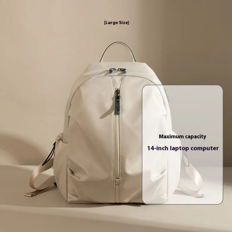 Women's Korean-style simple Oxford cloth business travel backpack in multiple colours with computer pocket and document pockets