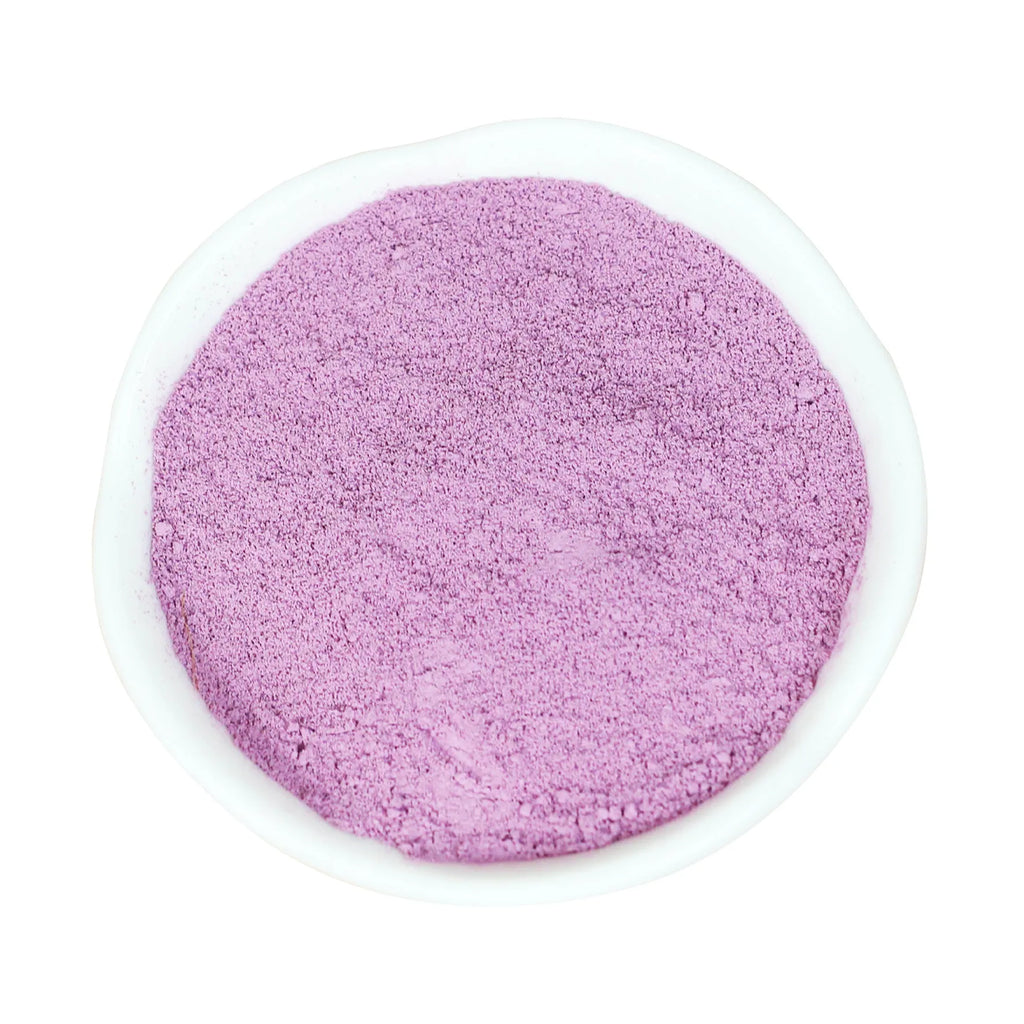 Natural water-soluble rose face mask powder in 50g, 100g, and 1000g pack sizes for home skincare use