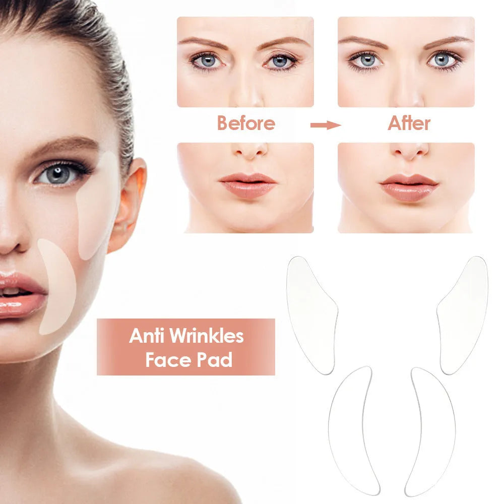Reusable transparent beauty patch sticker for facial care – 18 pieces pack for face chest and neck
