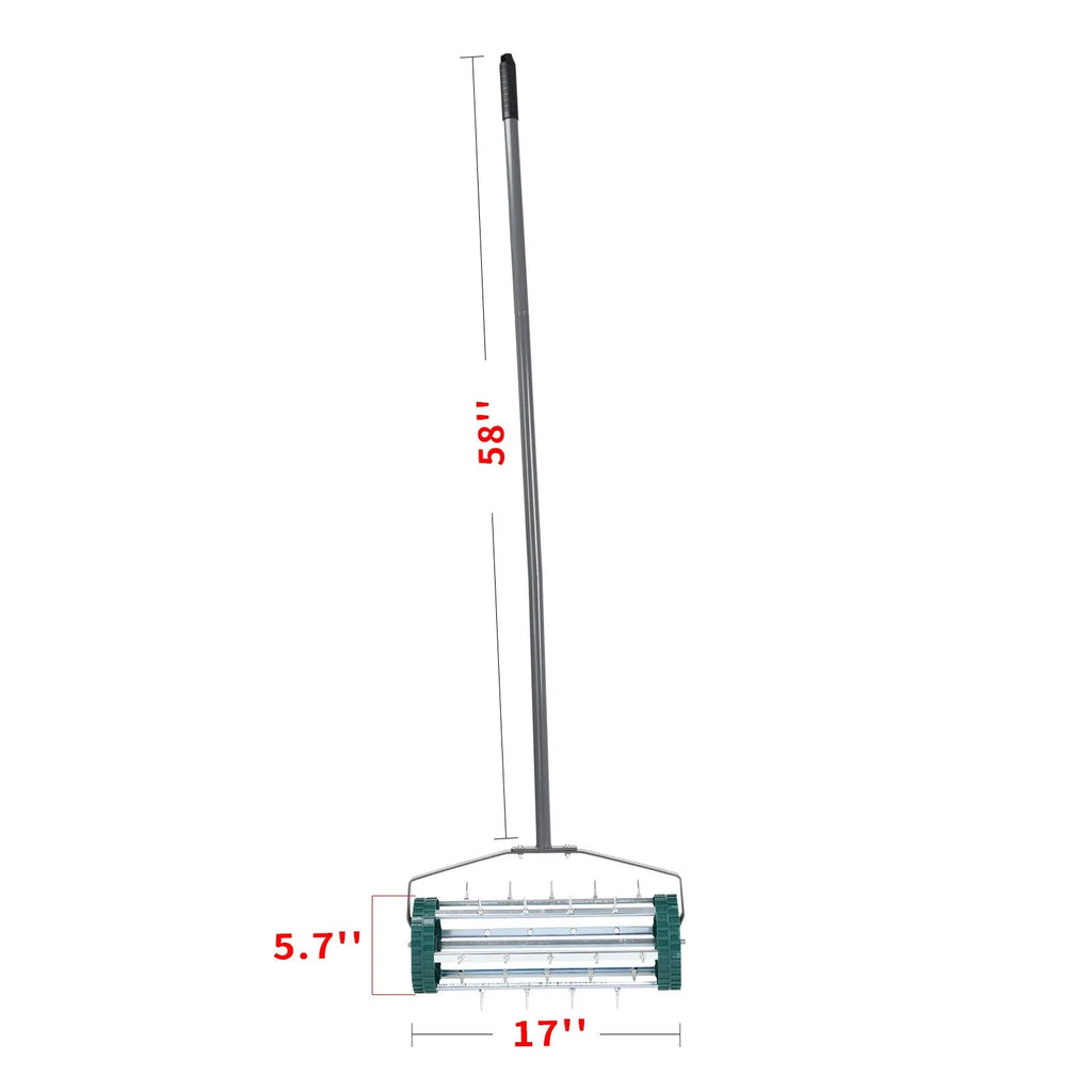 GL1201 manual lawn aerator soil ripper A3 steel garden tool trimmed
