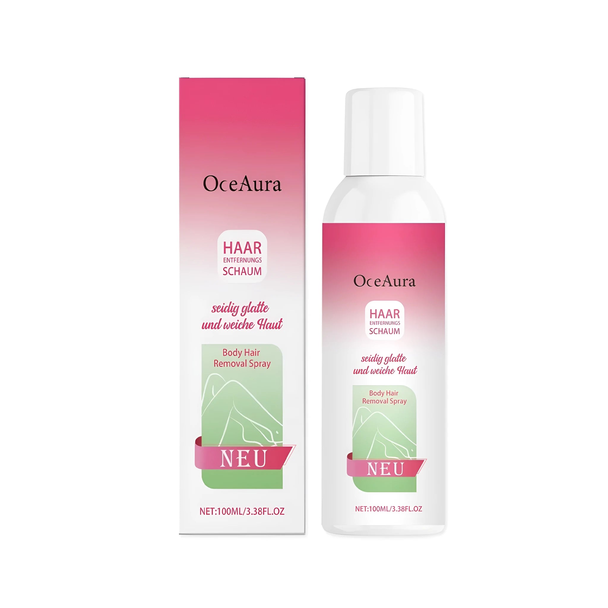 100ml body hair removal spray bottle with spray mechanism